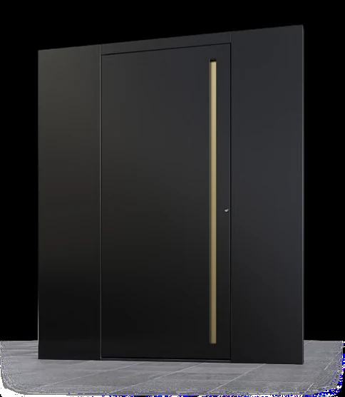 Aluline — foaie antracit cu mâner vertical bronz